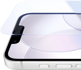 iPhone 17e, front exterior with Ceramic Shield 2, side exterior, white color, buttons: Action, volume