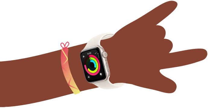 two Apple Watch SE 3 devices with Starlight aluminum cases showing the Vitals app on screens
