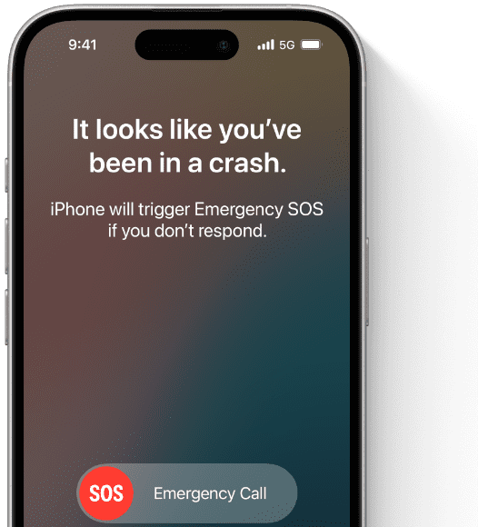 Showing GPS location and Emergency SOS messaging via Satellite on iPhone 16