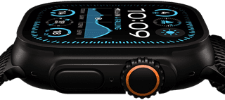 Profile angle of Apple Watch Ultra 2