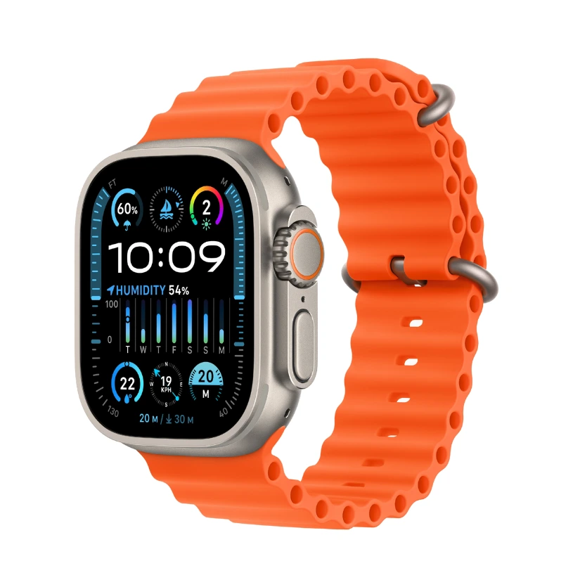 Apple Watch Ultra 2 Titanium Case - 49mm, orange