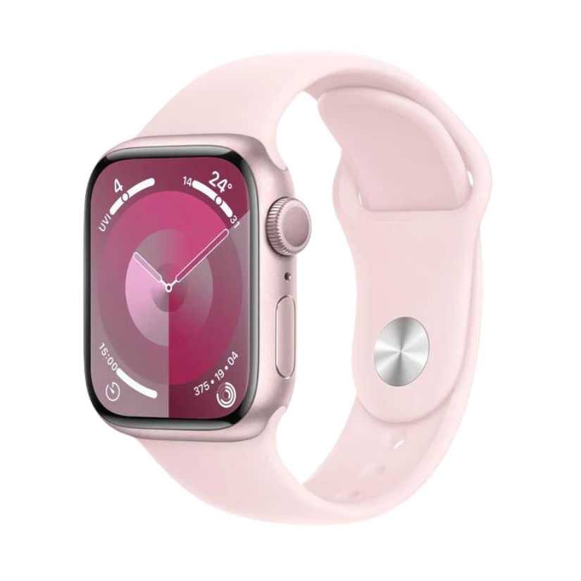 Apple Watch Series 9 Aluminium Case with Sport Band - gps, pink, 45mm, s-m