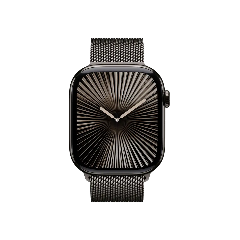 Apple Watch Series 10 Titanium Case - Milanese Loop - slate, 42mm, gpscellular