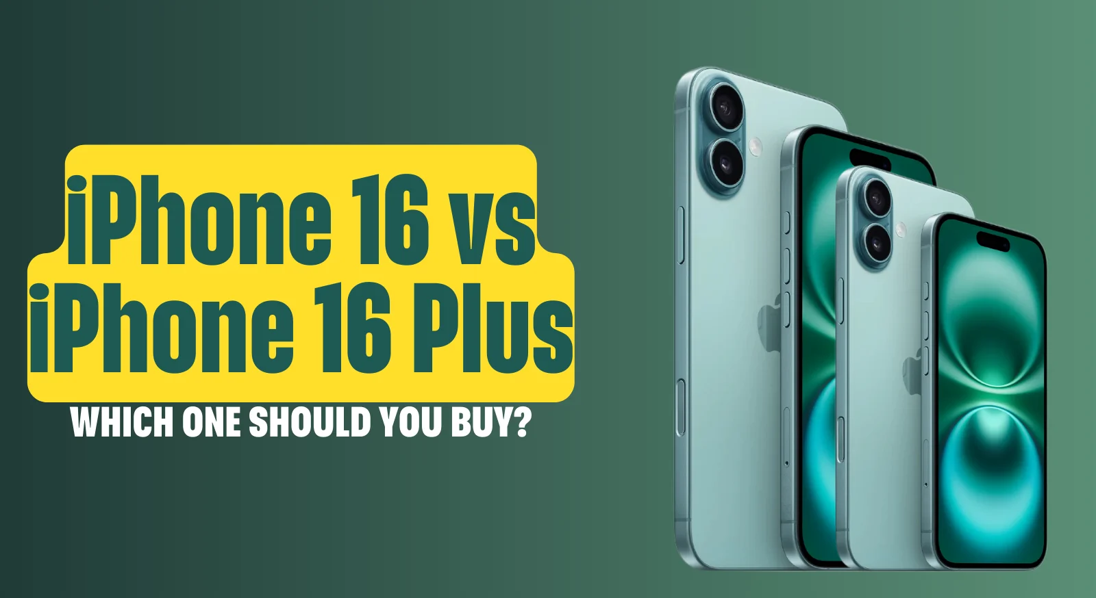 IPhone 16 Vs IPhone 16 Plus Which One Should You Buy INvent Store