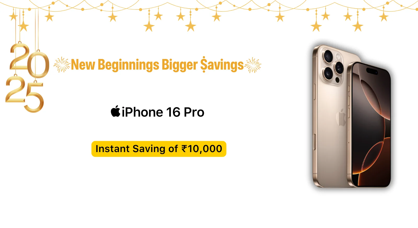 New Year Best Offer on iPhone 16 Pro