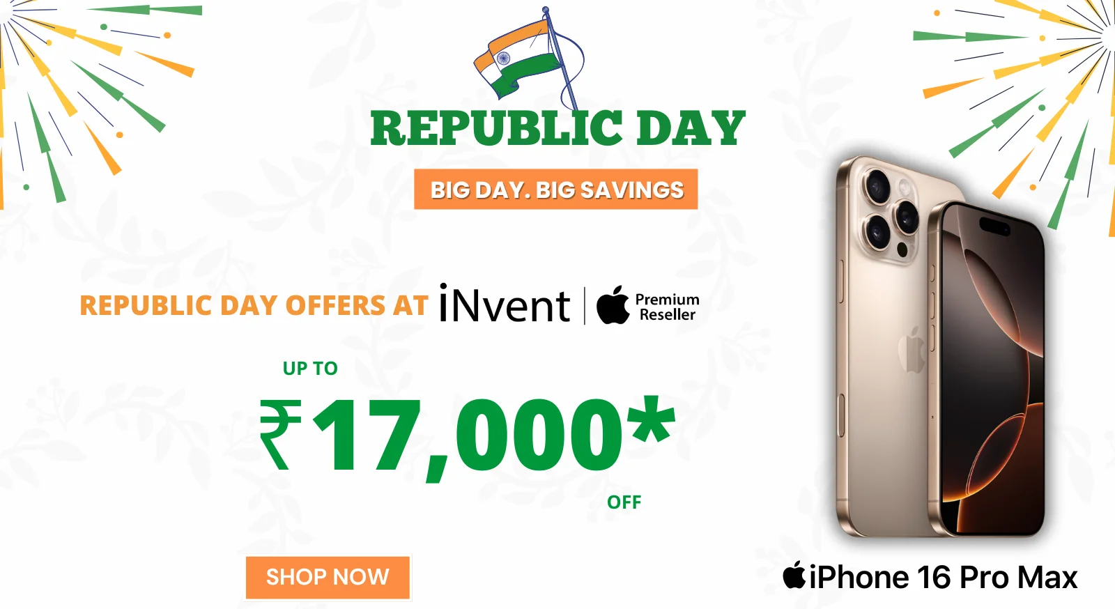 Republic Day Offer on iPhone 16 Pro Max