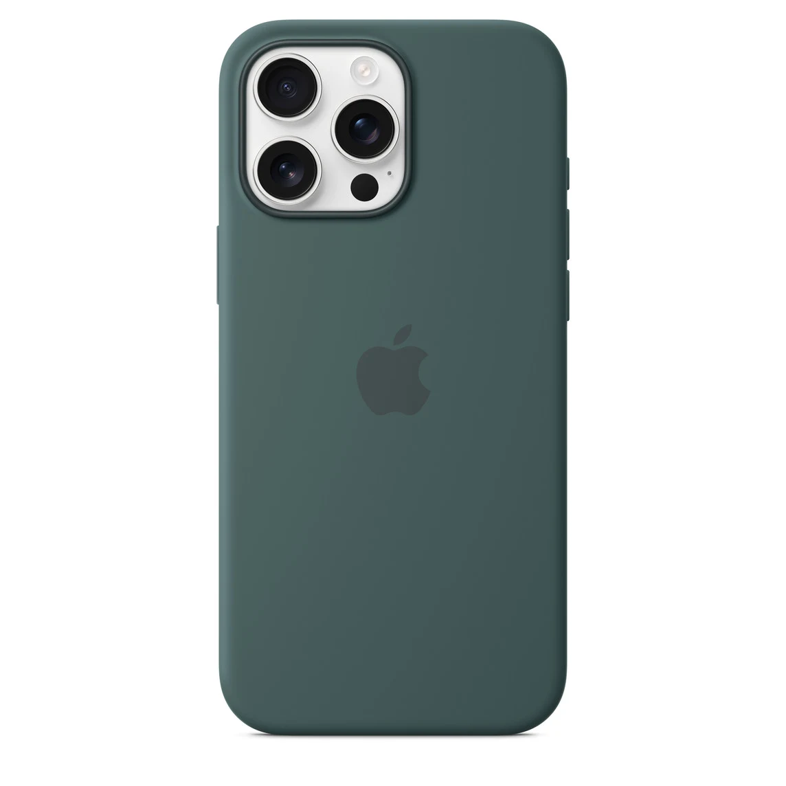iPhone 16 Pro Max Silicone Case with MagSafe - Lake Green