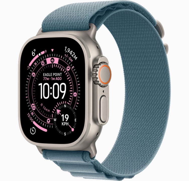 Apple Watch Ultra 3  - alpine-loop, medium, natural-titanium