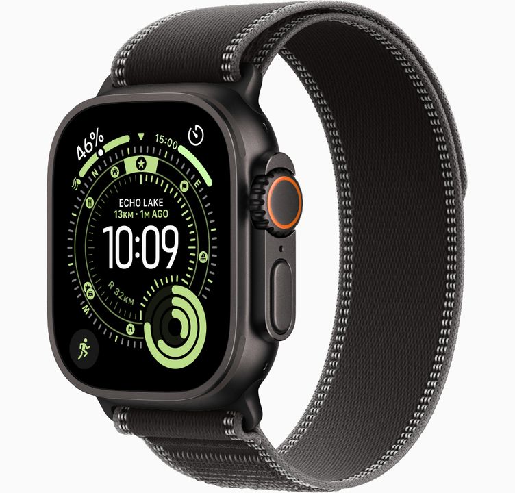 Apple Watch Ultra 3  - trail-loop, medium, black-titanium