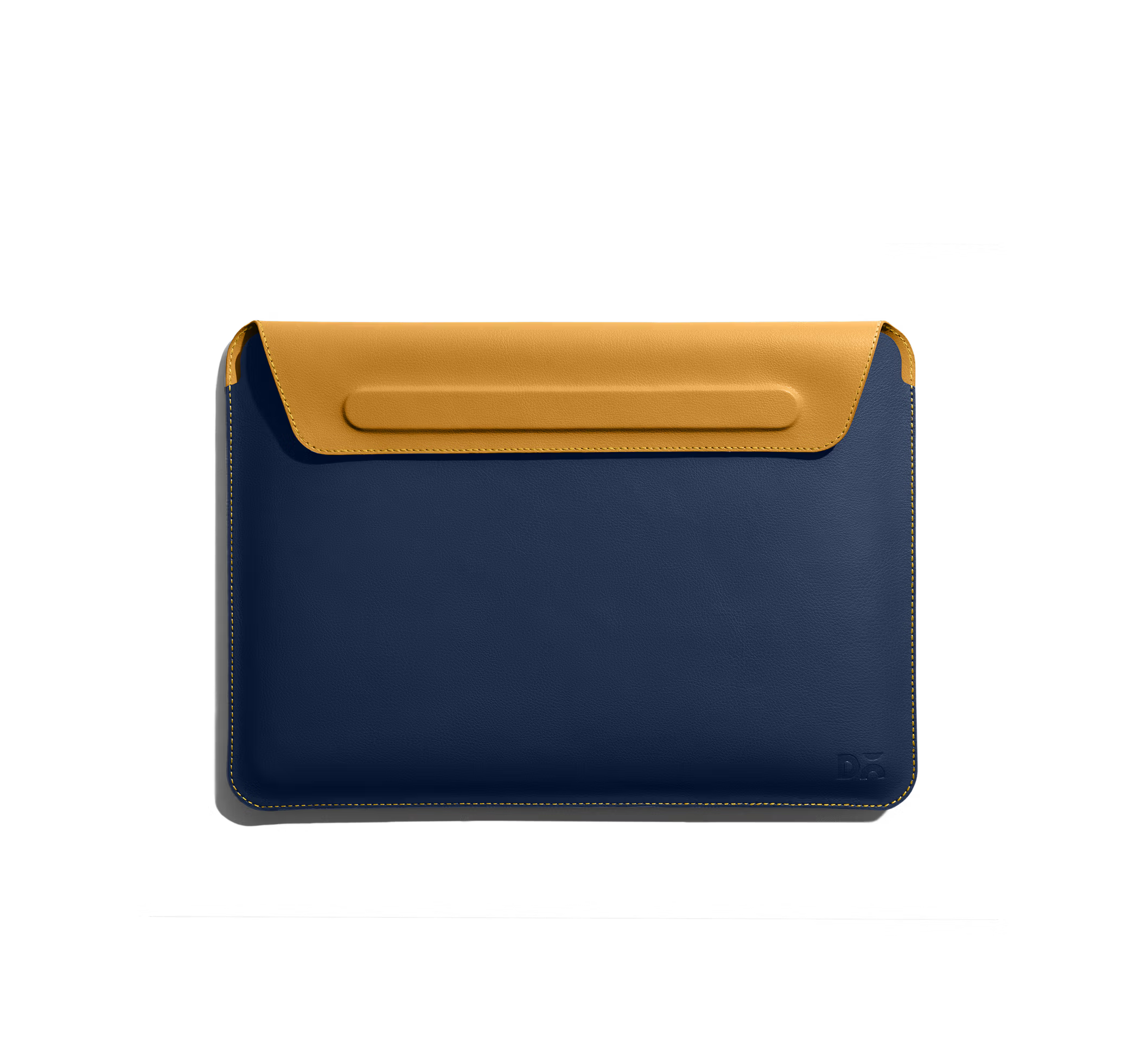 SnapOn Envelope Sleeve For Macbook Air/Pro (13 inch) - blue-mustard