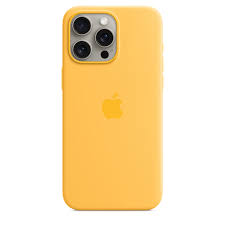 iPhone 15 Pro Max Silicone Case with MagSafe - sunshine