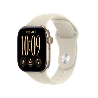 Apple Watch Series 12 - light-gold, s-m, gps, sand-sport-band, 46mm