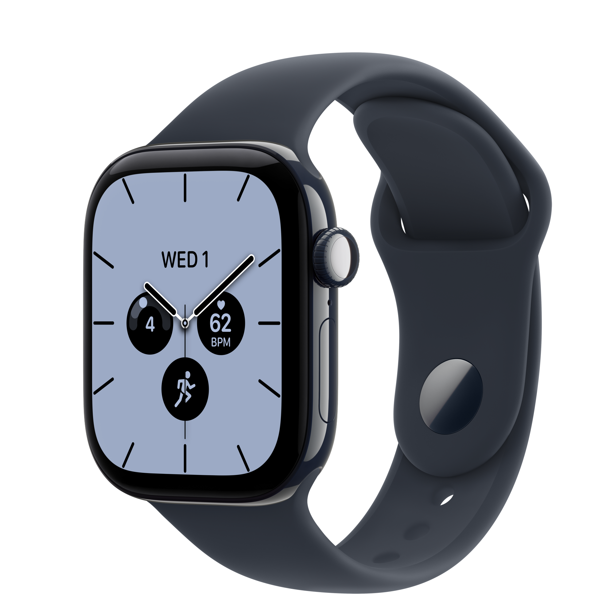 Apple Watch Series 12 - night-blue-ceramic, s-m, gpscellular, navy-blue-sport-band, 42mm